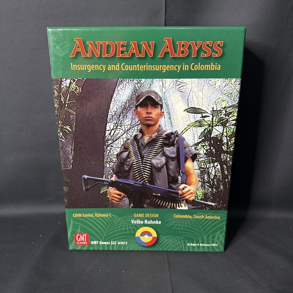 Andean Abyss 1st Print 2012 Insurgency And Counterinsurgency Columbia Unpunched